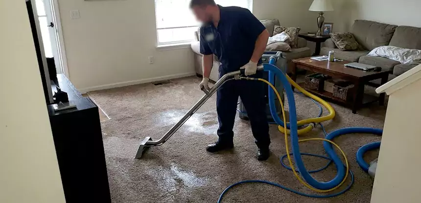 Flooded Basement Carpet Cleanup Raymore